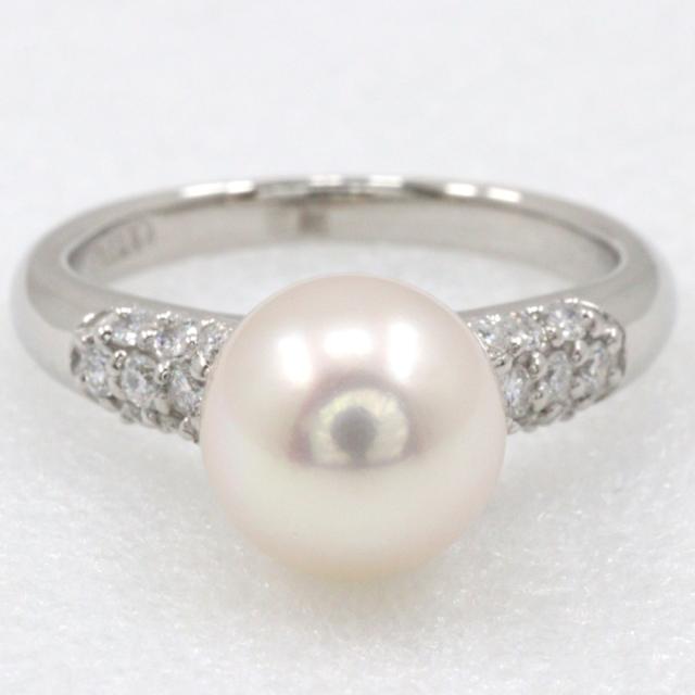 メレダイヤ デザインリング 10.5号 K18 【中古】 メレダイヤ デザイン  