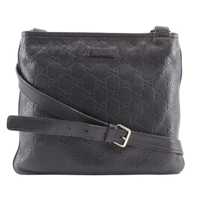 ■ グッチ ショルダーバッグ GUCCI GG シマレザー 斜め掛け □ グッチ ショルダーバッグ GUCCI GG シマレザー 斜め掛け