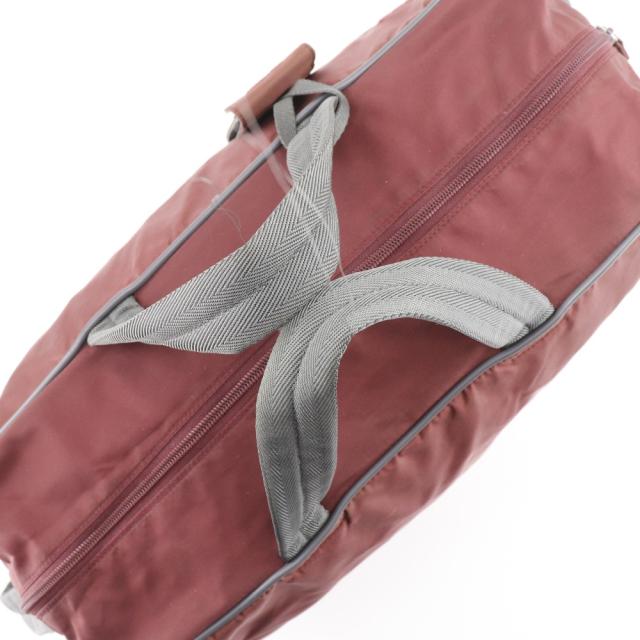 PRADA SPORTS プラダスポーツ 2WAYショルダー ナイロン 赤茶 ボストンバッグ ユニセックス_4