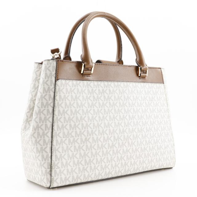 Michael Kors マイケルコース 2WAYショルダー 35T9GAKS3B PVC オフホワイト ハンドバッグ_2