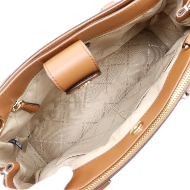Michael Kors マイケルコース 2WAYショルダー 35T9GAKS3B PVC オフホワイト ハンドバッグ_5
