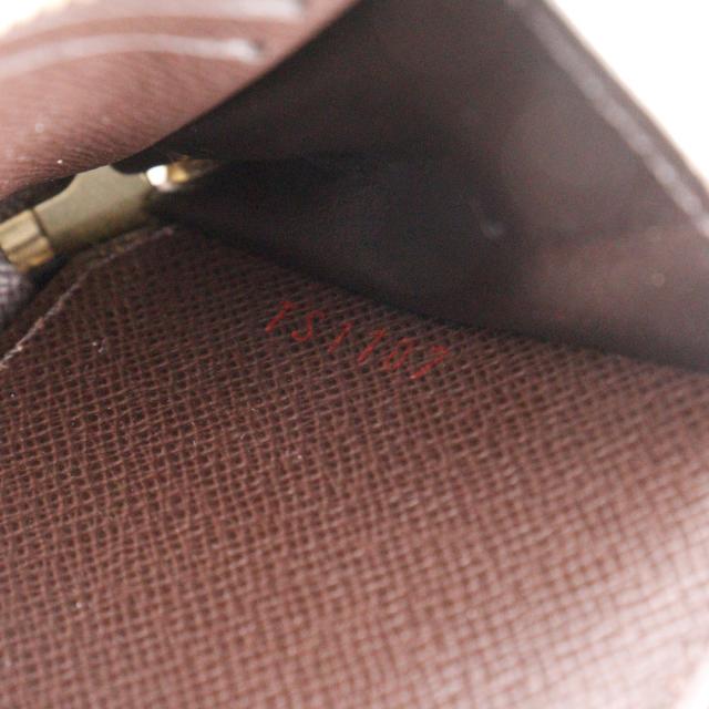 LOUIS VUITTON ルイ・ヴィトン ジッピーコインパース N63070 ダミエキャンバス 茶_6