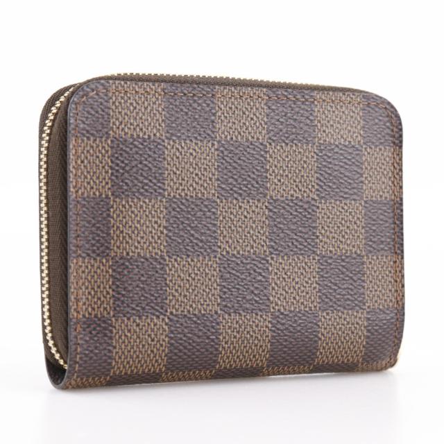 LOUIS VUITTON ルイ・ヴィトン ジッピーコインパース N63070 ダミエキャンバス 茶_2