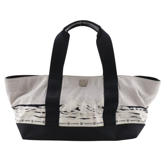 CHANEL シャネル ハイサマー スポーツライン ナイロン 黒 ハンドバッグ レディース