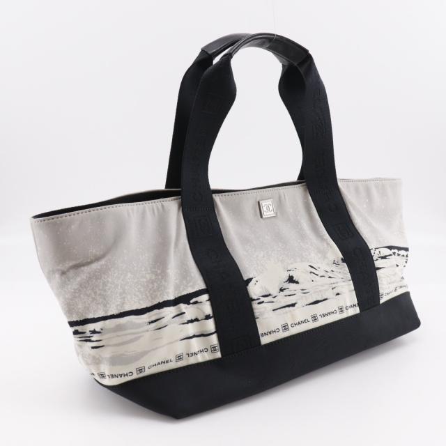 CHANEL シャネル ハイサマー スポーツライン ナイロン 黒 ハンドバッグ レディース_2