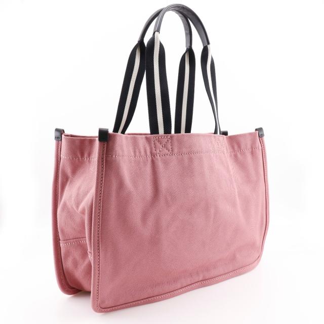 MARC JACOBS マークジェイコブス ロゴ H052M06FA21 668 キャンバス ピンク トートバッグ_2