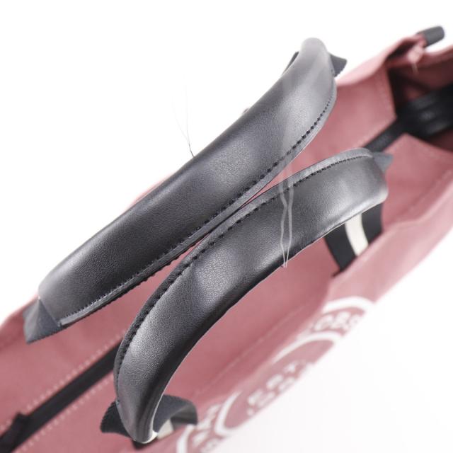 MARC JACOBS マークジェイコブス ロゴ H052M06FA21 668 キャンバス ピンク トートバッグ_4