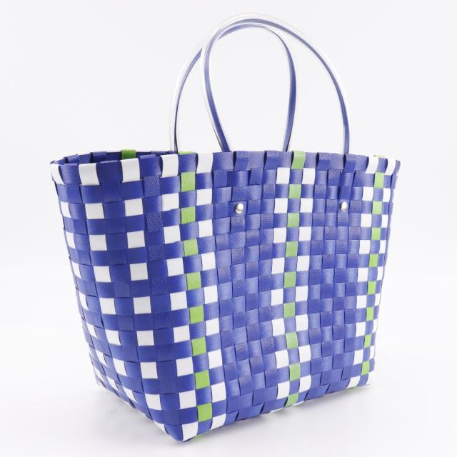 MARNI マルニ フラワーカフェ ピクニックバッグ バスケット ポリプロピレン 青_2