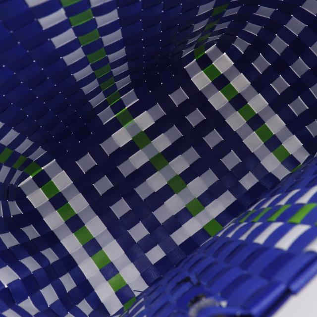 MARNI マルニ フラワーカフェ ピクニックバッグ バスケット ポリプロピレン 青_5