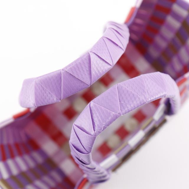 MARNI マルニ フラワーカフェ ピクニックバッグ ミクロバスケット ポリプロピレン 紫 MARNI マルニ フラワーカフェ ピクニックバッグ ミクロバスケット