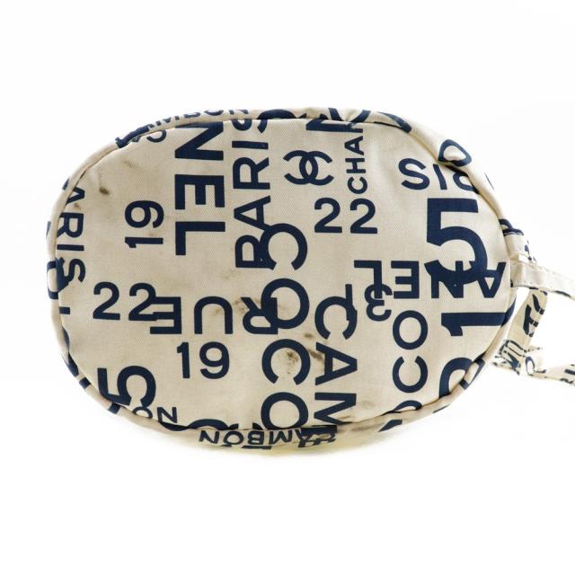 CHANEL シャネル ビーチバッグ バイシーライン バイシーライン コットン 白