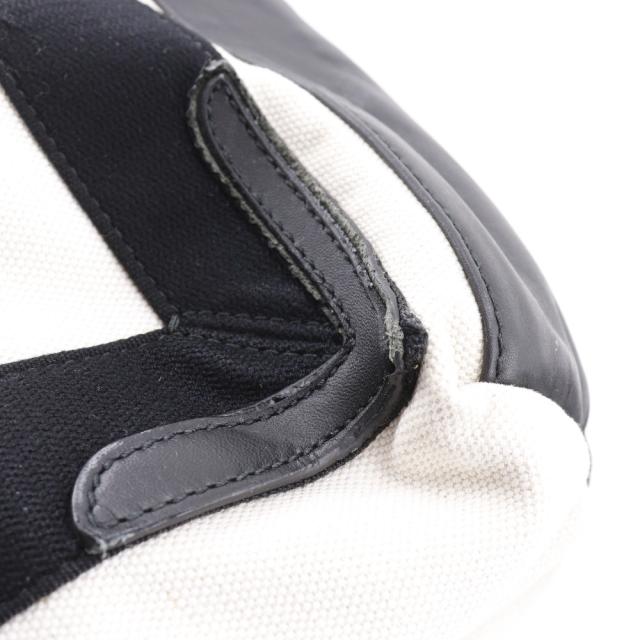 BALENCIAGA バレンシアガ カバスS トートバッグ キャンバス 白/黒 ハンドバッグ レディース_11