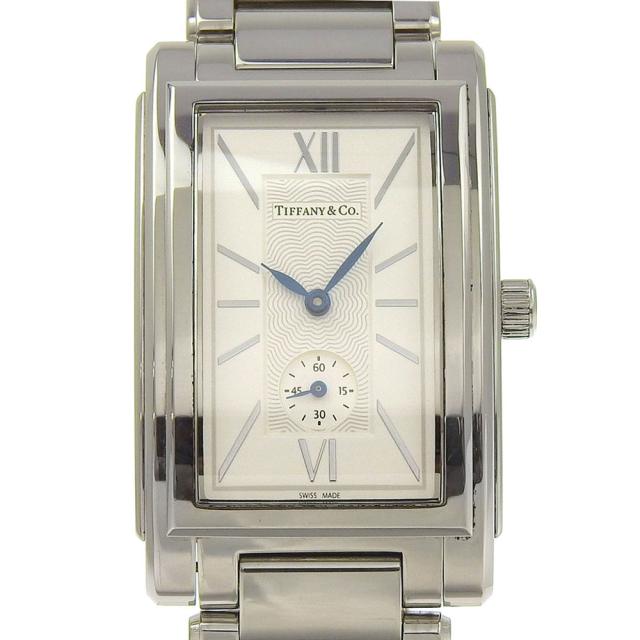 ティファニー グランド スモールセコンド シルバー文字盤 メンズ