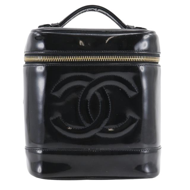 CHANEL　シャネル　黒　ブラック　ポーチ　バニティ　化粧ポーチ　ハンドバッグ 楽天市場】CHANEL シャネル ココマーク バニティバッグ