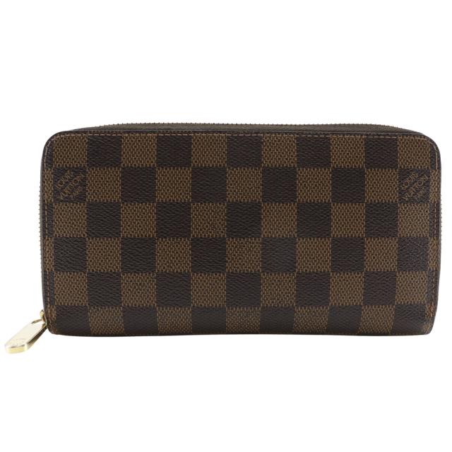 LOUIS VUITTON ルイ・ヴィトン ジッピーウォレット N60015 ダミエキャンバス 茶 長財布