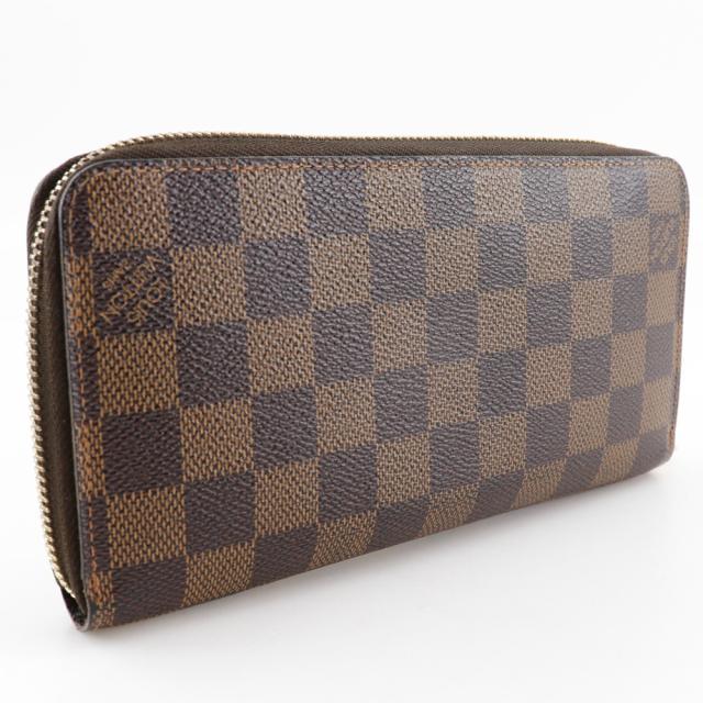 LOUIS VUITTON ルイ・ヴィトン ジッピーウォレット N60015 ダミエキャンバス 茶 長財布