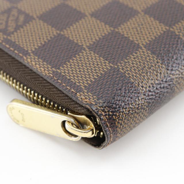 LOUIS VUITTON ルイ・ヴィトン ジッピーウォレット N60015 ダミエキャンバス 茶 長財布