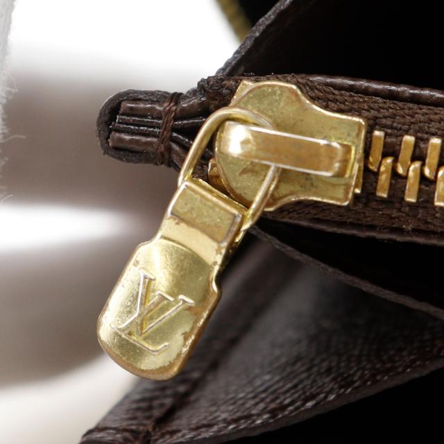 LOUIS VUITTON ルイ・ヴィトン ジッピーウォレット N60015 ダミエキャンバス 茶 長財布