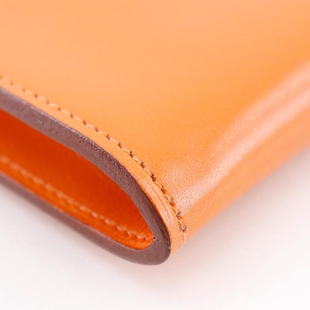 HERMES エルメス オニメトゥ ボックスカーフ オレンジ ショルダー