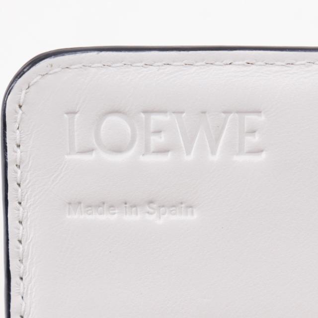 LOEWE ロエベ リピートアナグラム レザー 白 長財布 ユニセックス 【中古】_11