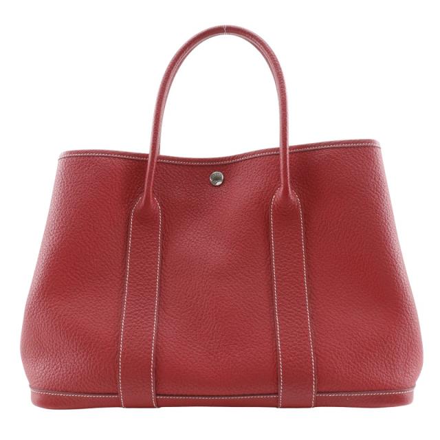 HERMES エルメス ガーデンパーティPM ネゴンダ 赤 トートバッグ レディース 【中古】