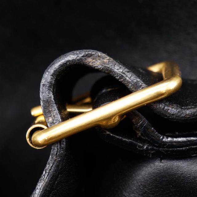 GUCCI グッチ オールドグッチ ヴィンテージ カーフ 黒 リュック