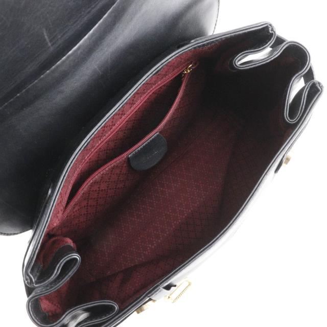 GUCCI グッチ オールドグッチ ヴィンテージ カーフ 黒 リュック・デイパック レディース GUCCI グッチ オールドグッチ ヴィンテージ カーフ 黒 リュック