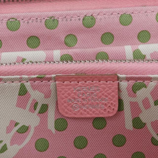 HERMES エルメス アザップロング シルクイン ヴォーエプソン ローズコンフェッティ ピンク_9