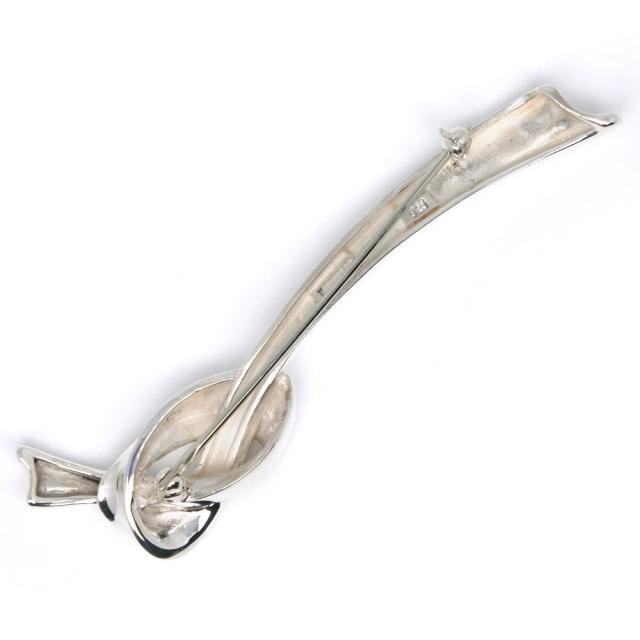 【美品】ティファニー Tiffany ブローチ リボン シルバー925　銀 TIFFANY&Co.】ティファニー リボン ブローチ – NISHIKINO