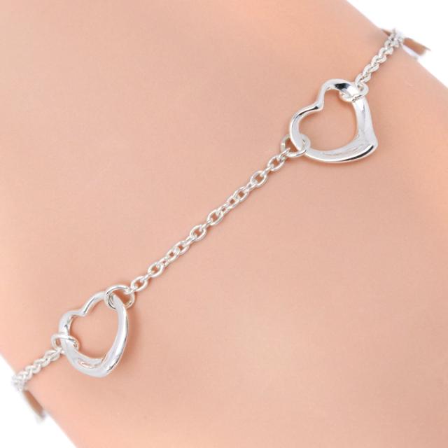 ティファニー エルサペレッティ オープンハート 5P ブレスレット