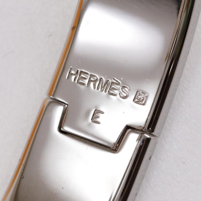 HERMES エルメス クリックH PM Hブレス 金属製 シルバー/ピンク