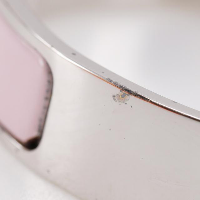 HERMES エルメス クリックH PM Hブレス 金属製 シルバー/ピンク バングル 36.2g レディース_6