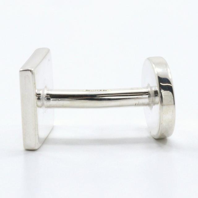 GUCCI グッチ スクエアロゴ シルバー925 カフス メンズ 【中古