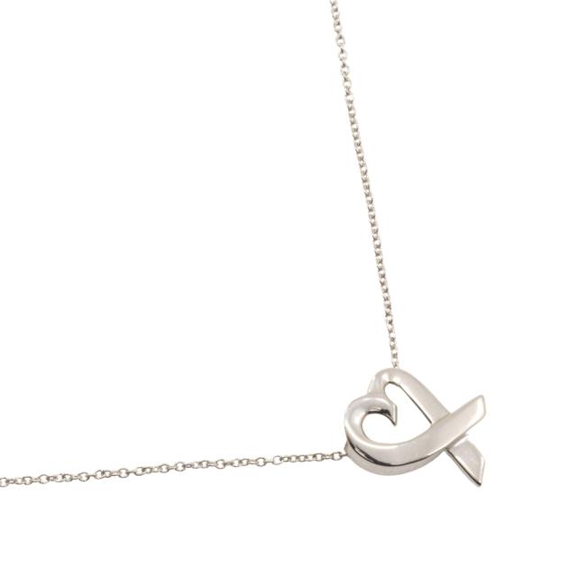 TIFFANY＆CO ティファニー 925 シルバー ネックレス ラビング 