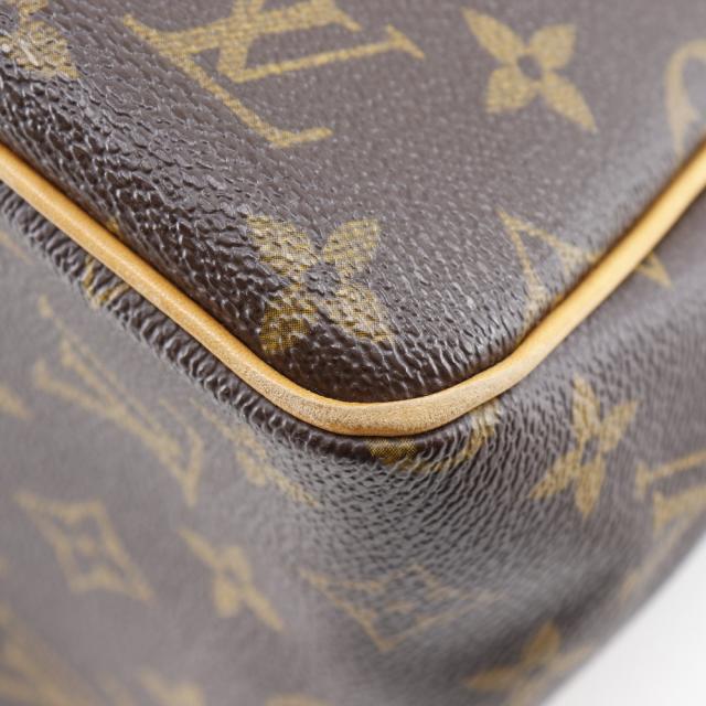 LOUIS VUITTON ルイ・ヴィトン バティニョール M51156 モノグラムキャンバス 茶 ハンドバッグ_4