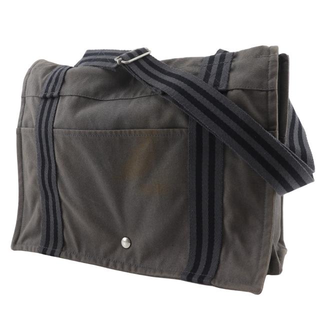 エルメス フールトゥ バサスMM キャンバス ショルダーバッグ HERMES