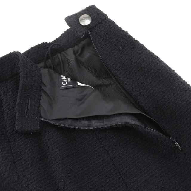 CHANEL シャネル プリーツスカート P09451V05945 97A ウール 黒 スカート レディース 【中古】_4