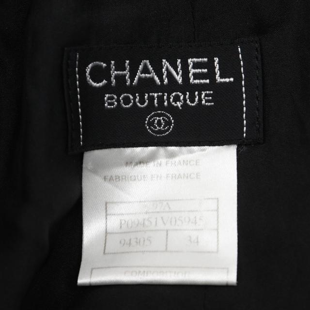 CHANEL シャネル プリーツスカート P09451V05945 97A ウール 黒 スカート レディース 【中古】_7