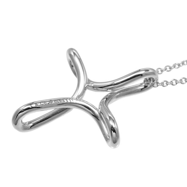 TIFFANY&Co. ティファニー オープンクロス シルバー925 ネックレス 