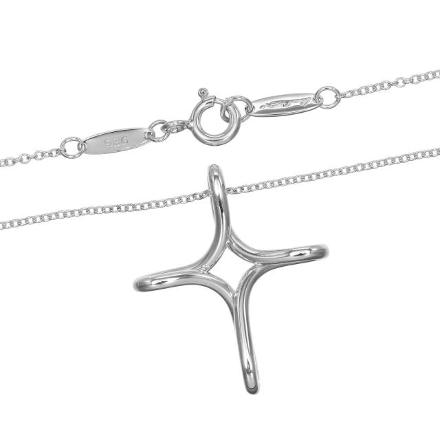 TIFFANY&Co. ティファニー オープンクロス シルバー925 ネックレス