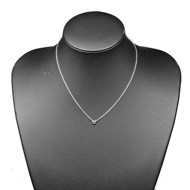 TIFFANY&Co. ティファニー カラーバイザヤード ブルー シルバー925 ネックレス 1.65g_1