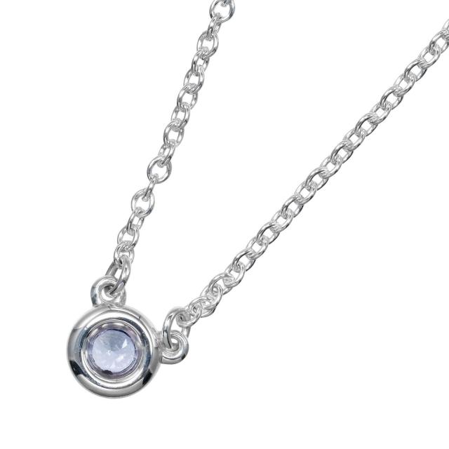 TIFFANY&Co. ティファニー カラーバイザヤード ブルー シルバー925 ネックレス 1.65g_2