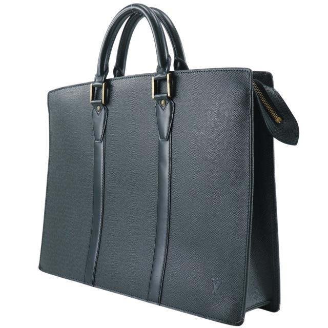 ルイ ヴィトン ビジネスバッグ ポルトドキュマン ロザン ec-22997 ブラック アルドワーズ タイガ M30052 訳あり タイガレザー 中古 VI004* LOUIS VUITTON 書類バッグ ブリーフケース a4 シンプル 革 ファスナー メンズ 男性 ブランド 本物 鑑定済み ルイ ヴィトン ビジネスバッグ ポルトドキュマン ロザン ec-22997