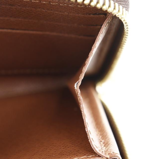 LOUIS VUITTON ルイ・ヴィトン ジッピーウォレット M42616 モノグラムキャンバス 茶 長財布_12