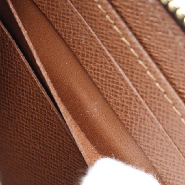 LOUIS VUITTON ルイ・ヴィトン ジッピーウォレット M42616 モノグラムキャンバス 茶 長財布_13