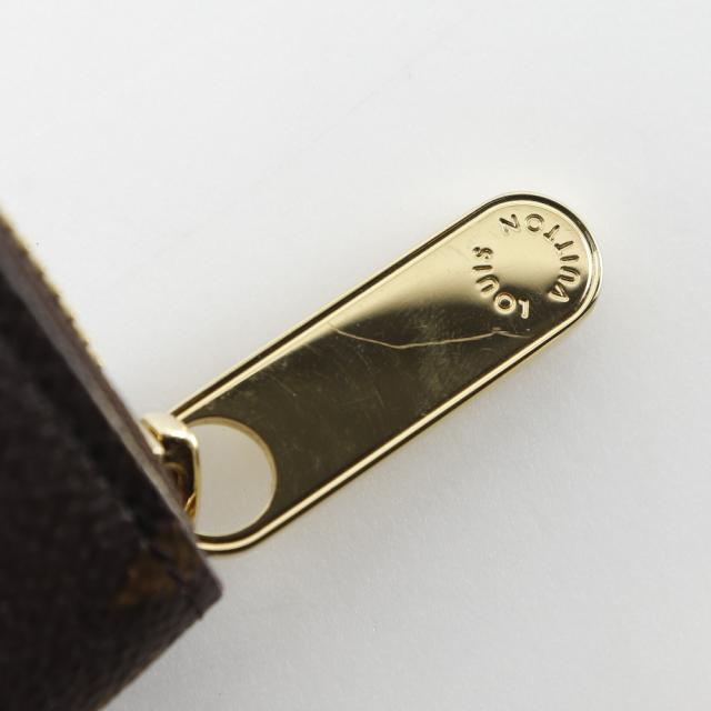LOUIS VUITTON ルイ・ヴィトン ジッピーウォレット M42616 モノグラムキャンバス 茶 長財布_15