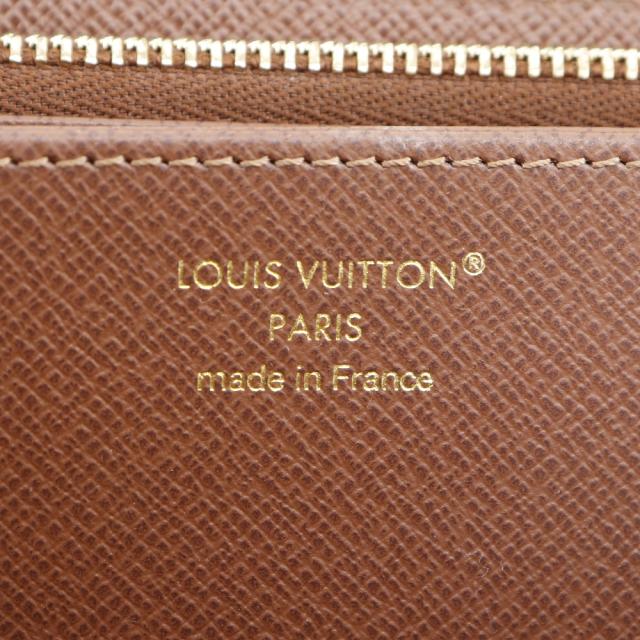 LOUIS VUITTON ルイ・ヴィトン ジッピーウォレット M42616 モノグラムキャンバス 茶 長財布_16