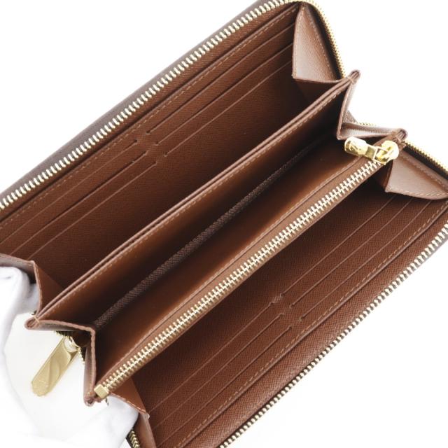 LOUIS VUITTON ルイ・ヴィトン ジッピーウォレット M42616 モノグラムキャンバス 茶 長財布_4