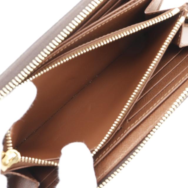 LOUIS VUITTON ルイ・ヴィトン ジッピーウォレット M42616 モノグラムキャンバス 茶 長財布_5