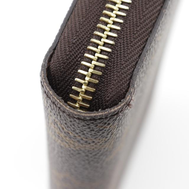 LOUIS VUITTON ルイ・ヴィトン ジッピーウォレット M42616 モノグラムキャンバス 茶 長財布_8
